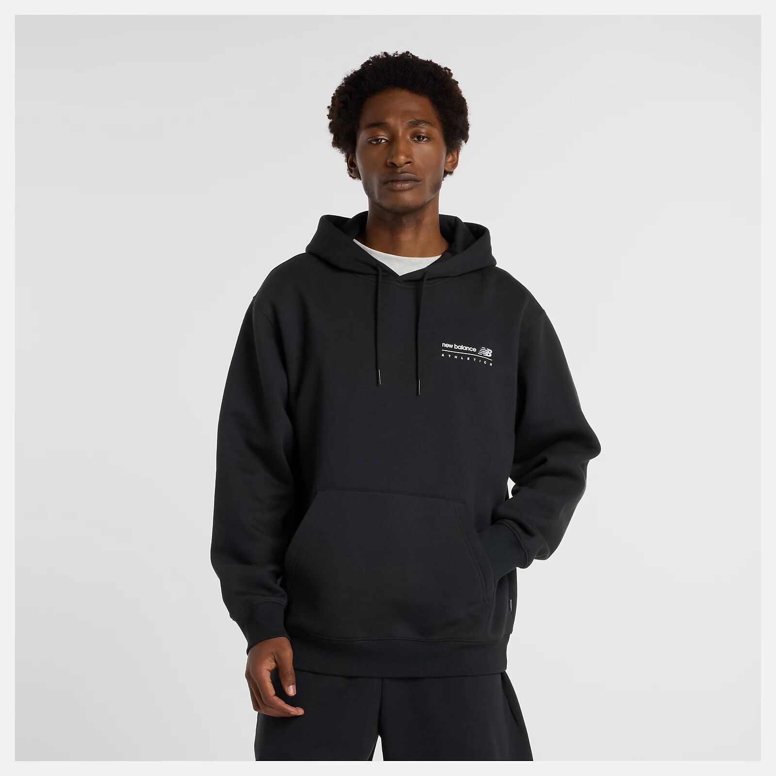 Linear Graphic Fleece Hoodie