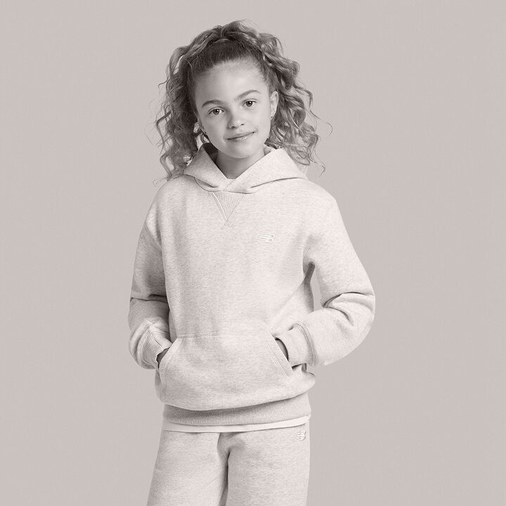 Girl wearing NB apparel
